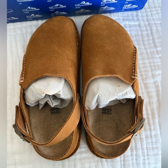 NIB Birkenstock Lutry Premium Suede Clogs Size 38 Medium/Narrow - Picture 5 of 8